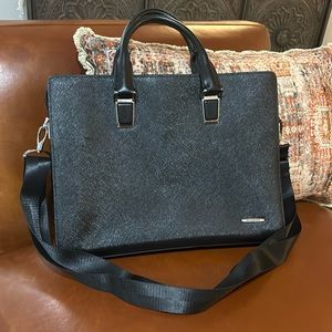 BOSTANTEN LEATHER BRIEFCASE/ LAPTOP BAG excellent clean condition.